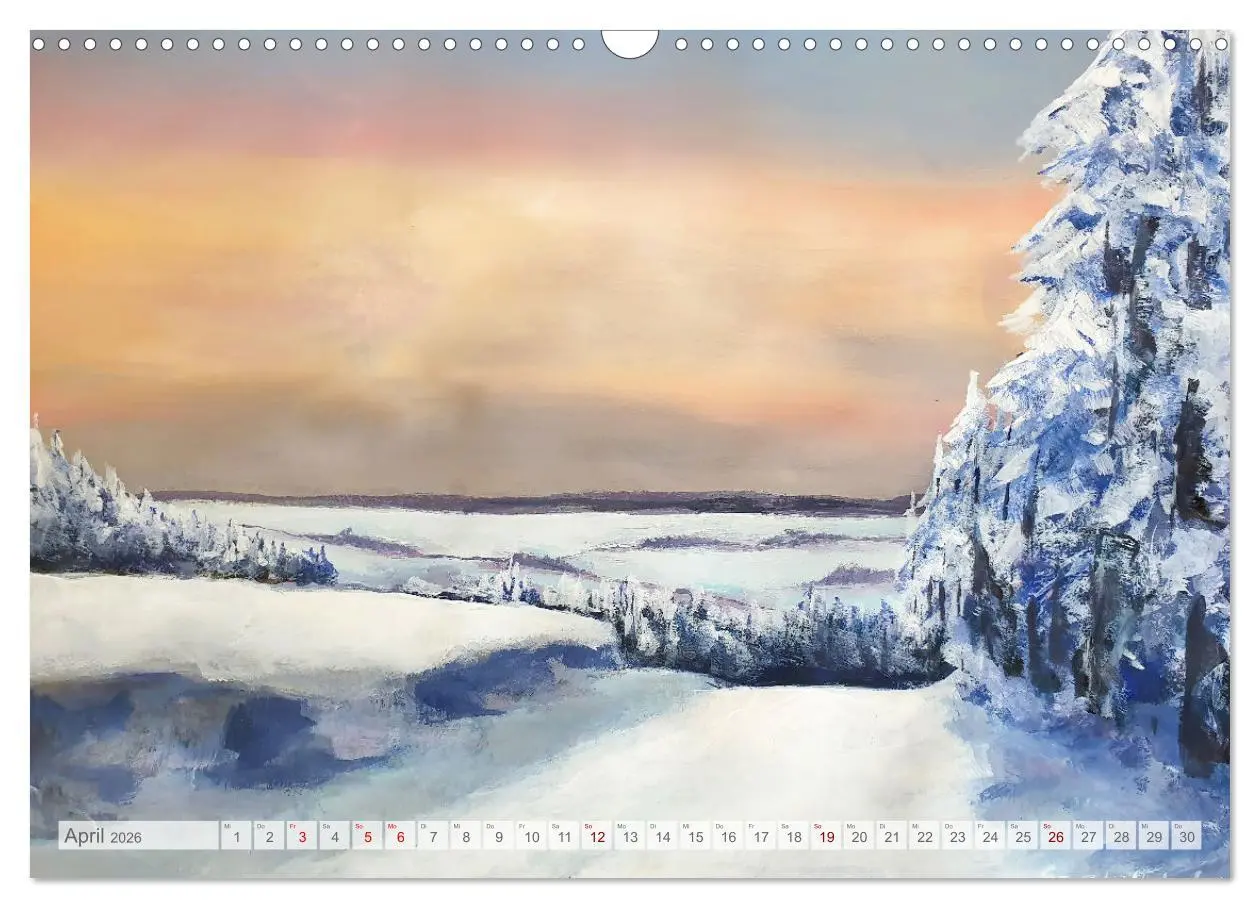 Bild: 9783457391167 | Winterzauberwelt - Gemalte Winterlandschaften (Wandkalender 2026...