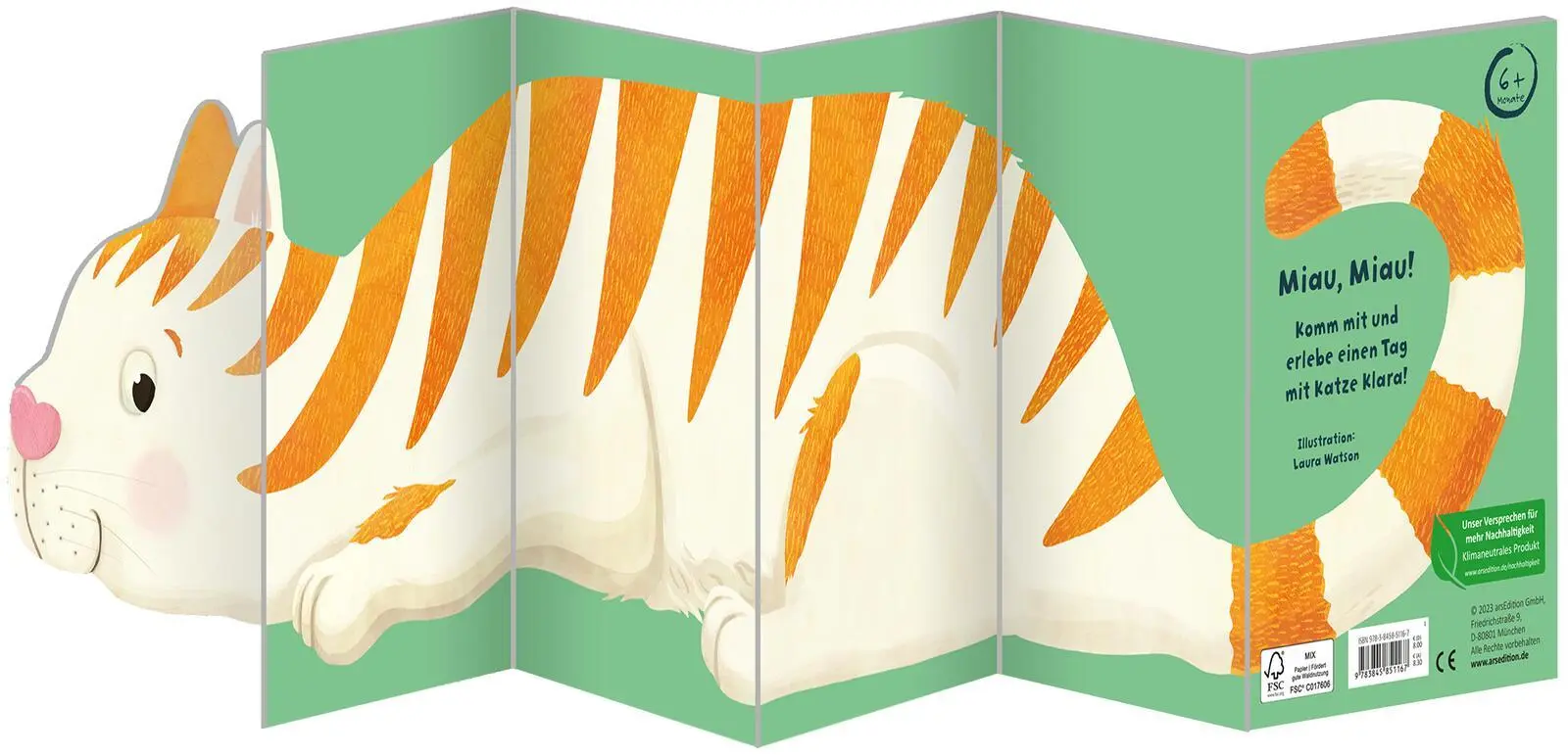 Bild: 9783845851167 | Allererstes Leporello - Meine Katze | Miau! | Laura Watson | Buch
