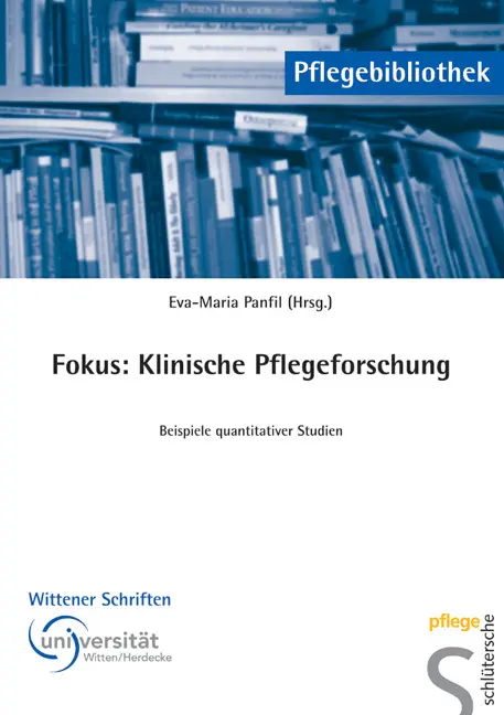 Cover: 9783899931167 | Fokus: Klinische Pflegeforschung | Beispiele quantitativer Studien Cover: 9783899931167 | Fokus: Klinische Pflegeforschung | Beispiele quantitativer Studien