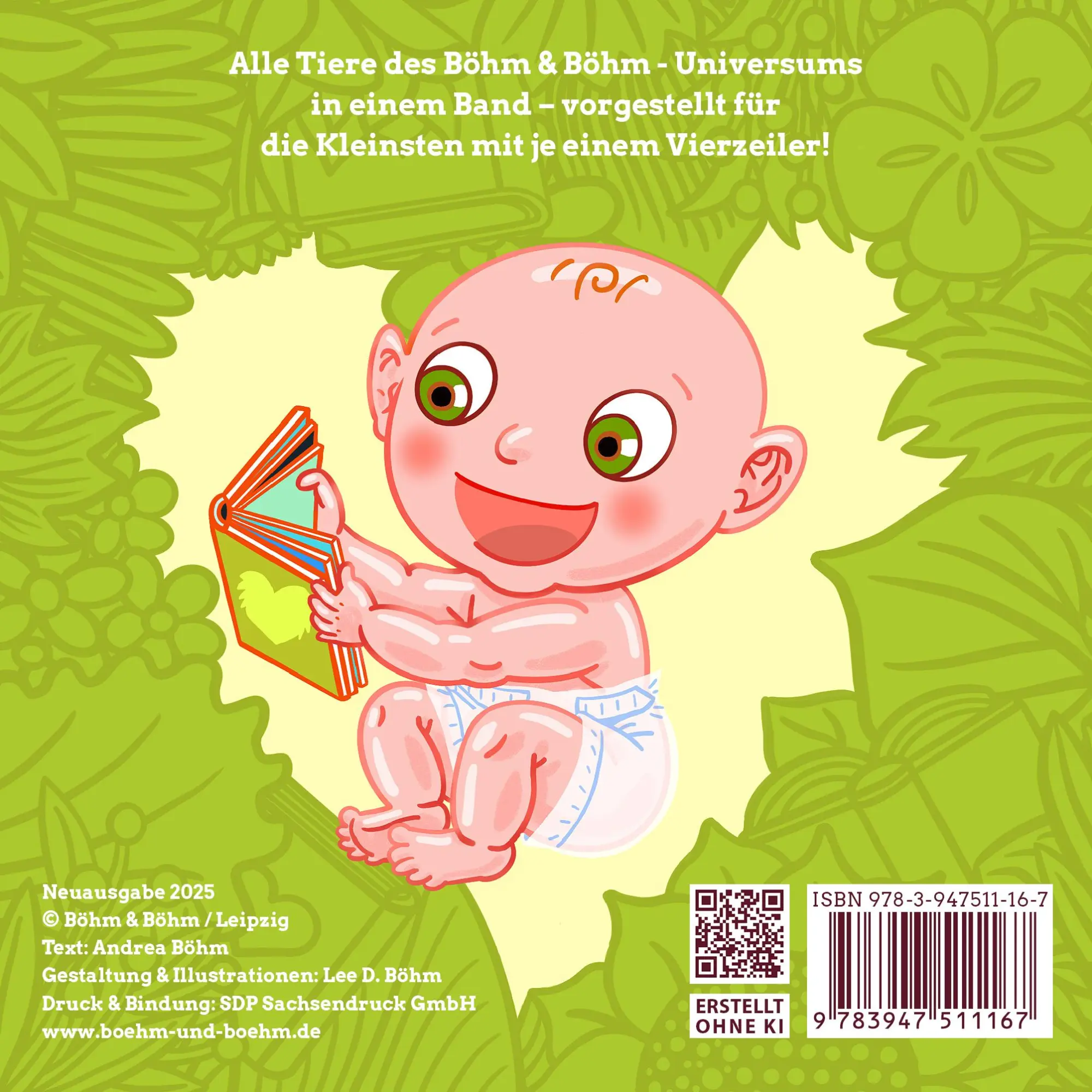Rückseite: 9783947511167 | Böhms Tierleben | Andrea Böhm | Buch | Deutsch | 2025 | Böhm &amp; Böhm