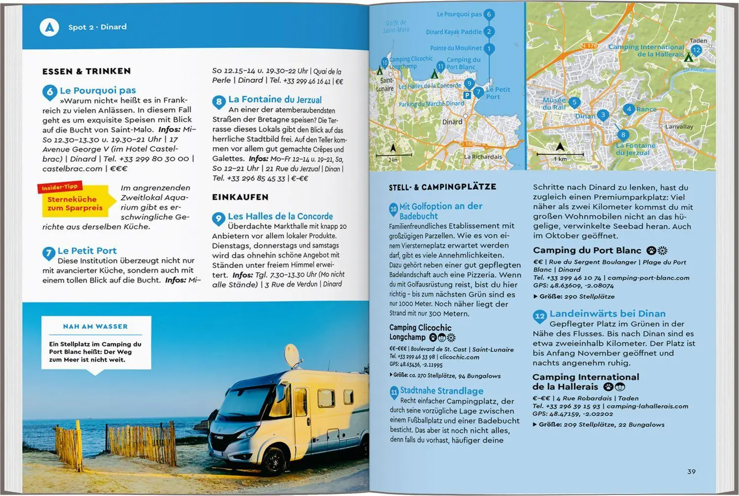Bild: 9783575021267 | MARCO POLO Camper Guide Bretagne &amp; Normandie | Ralf Johnen | Buch