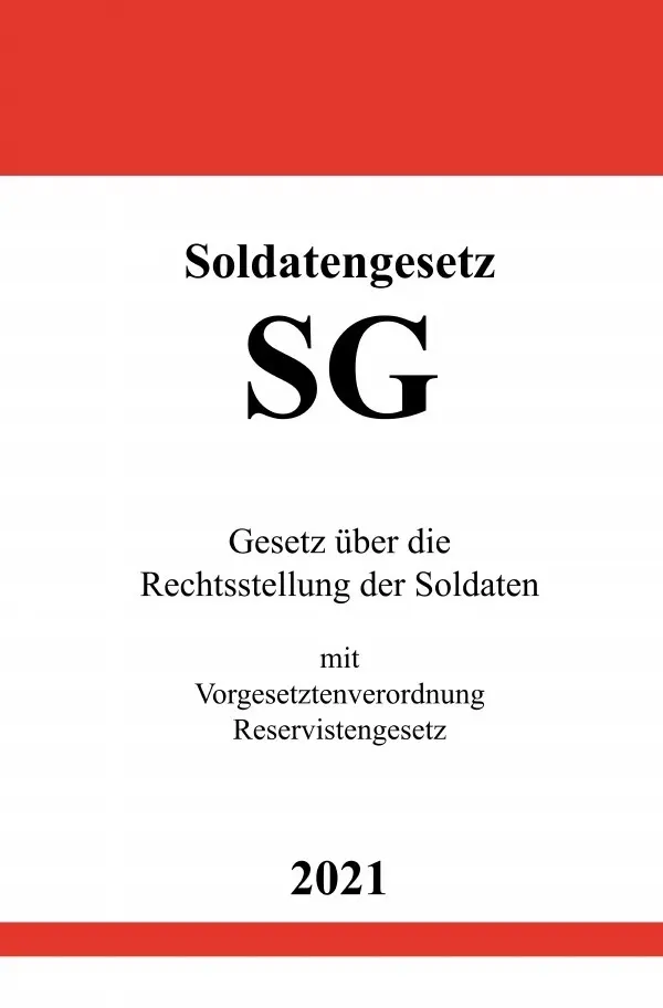 Cover: 9783754901267 | Soldatengesetz (SG) | Ronny Studier | Taschenbuch | 128 S. | Deutsch
