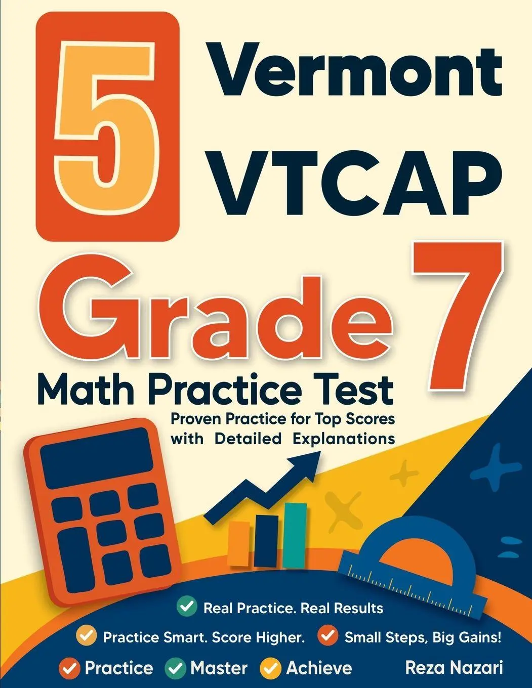 5 Vermont VTCAP Grade 7 Math Practice Tests | preigu