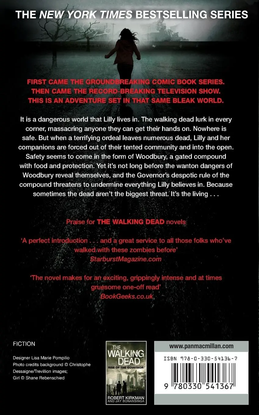 Rückseite: 9780330541367 | The Road to Woodbury | Robert Kirkman (u. a.) | Taschenbuch | Englisch
