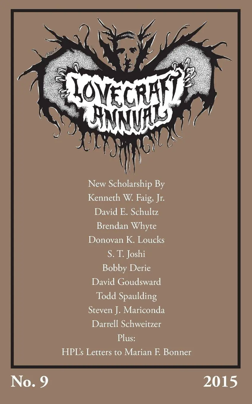 Cover: 9781614981367 | Lovecraft Annual No. 9 (2015) | S. T. Joshi | Taschenbuch | Englisch