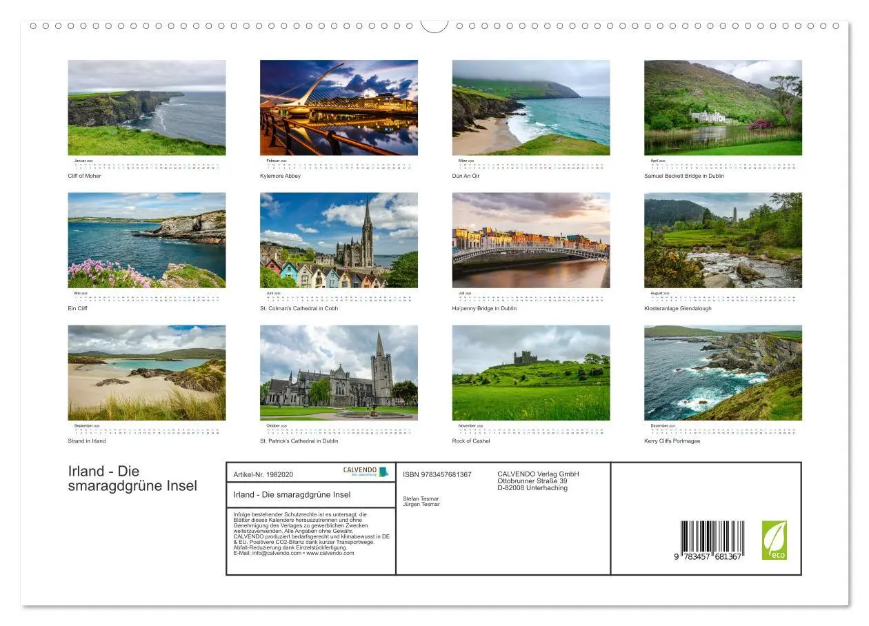 Bild: 9783457681367 | Irland - Die smaragdgrüne Insel (hochwertiger Premium Wandkalender...