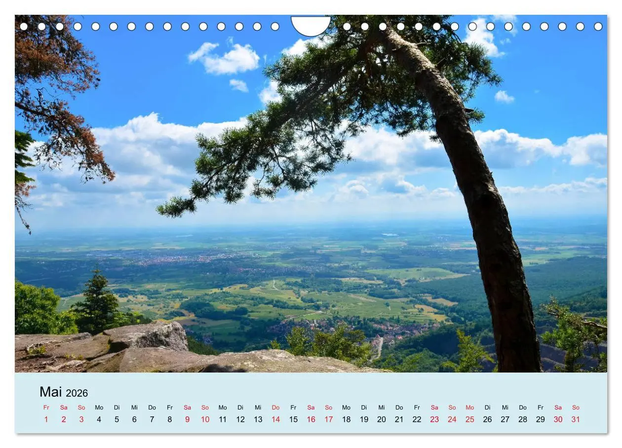 Bild: 9783457821367 | Elsass- und Vogesenträume (Wandkalender 2026 DIN A4 quer), CALVENDO...