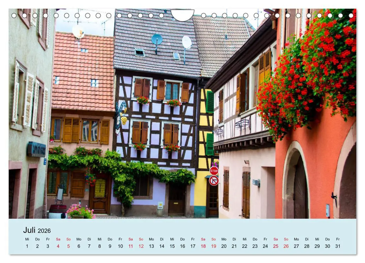 Bild: 9783457821367 | Elsass- und Vogesenträume (Wandkalender 2026 DIN A4 quer), CALVENDO...