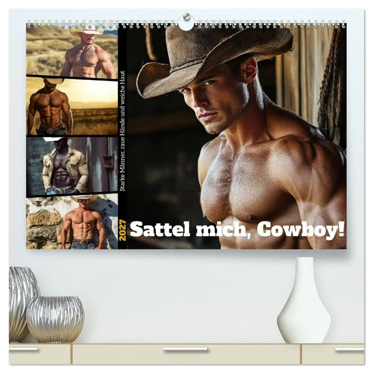 Cover: 9783516911367 | Sattel mich, Cowboy! (hochwertiger Premium Wandkalender 2027 DIN A2...
