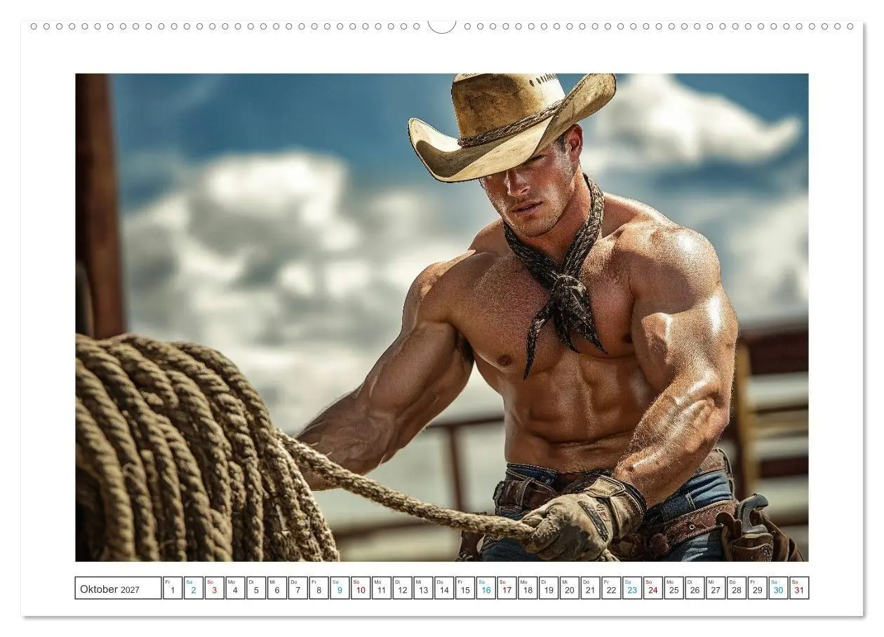 Bild: 9783516911367 | Sattel mich, Cowboy! (hochwertiger Premium Wandkalender 2027 DIN A2...