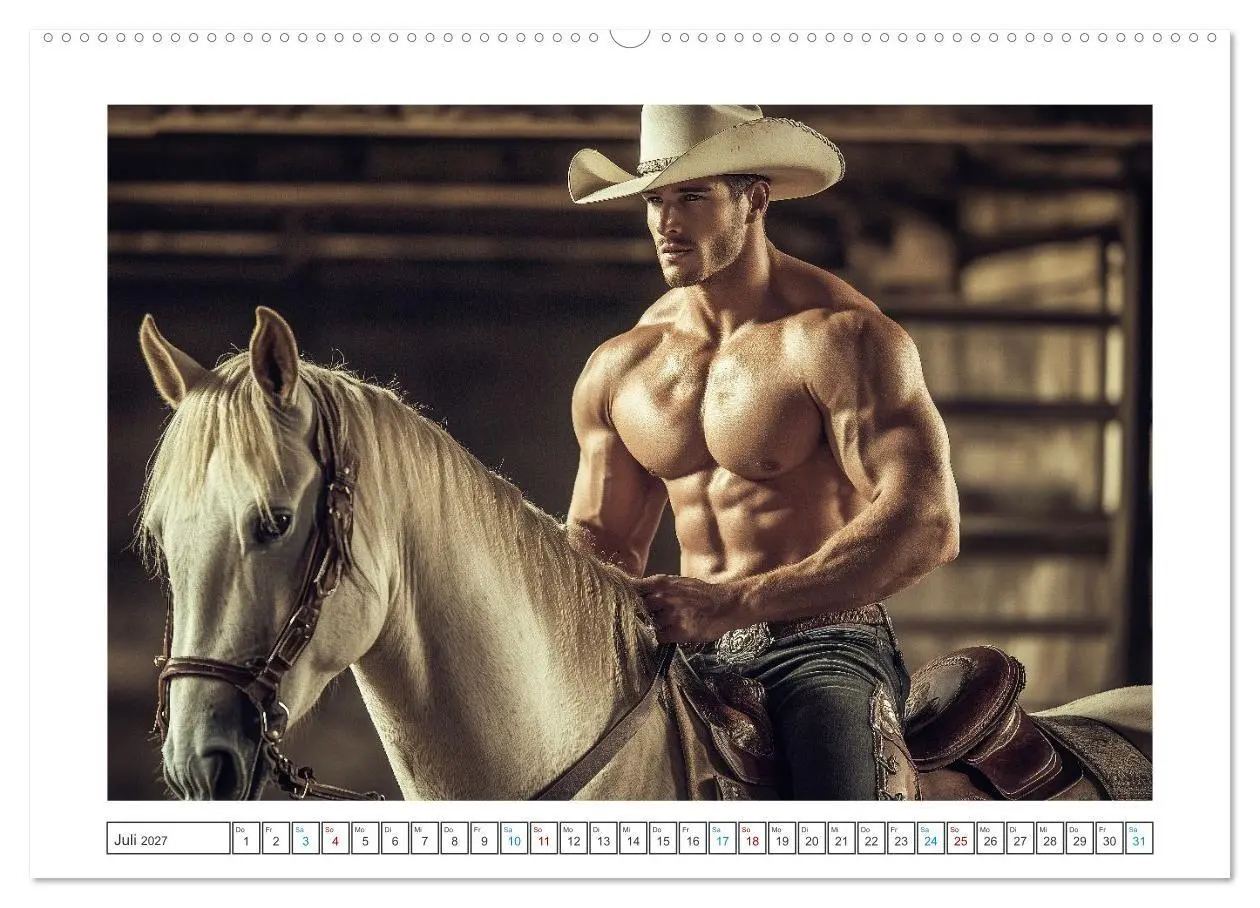 Bild: 9783516911367 | Sattel mich, Cowboy! (hochwertiger Premium Wandkalender 2027 DIN A2...