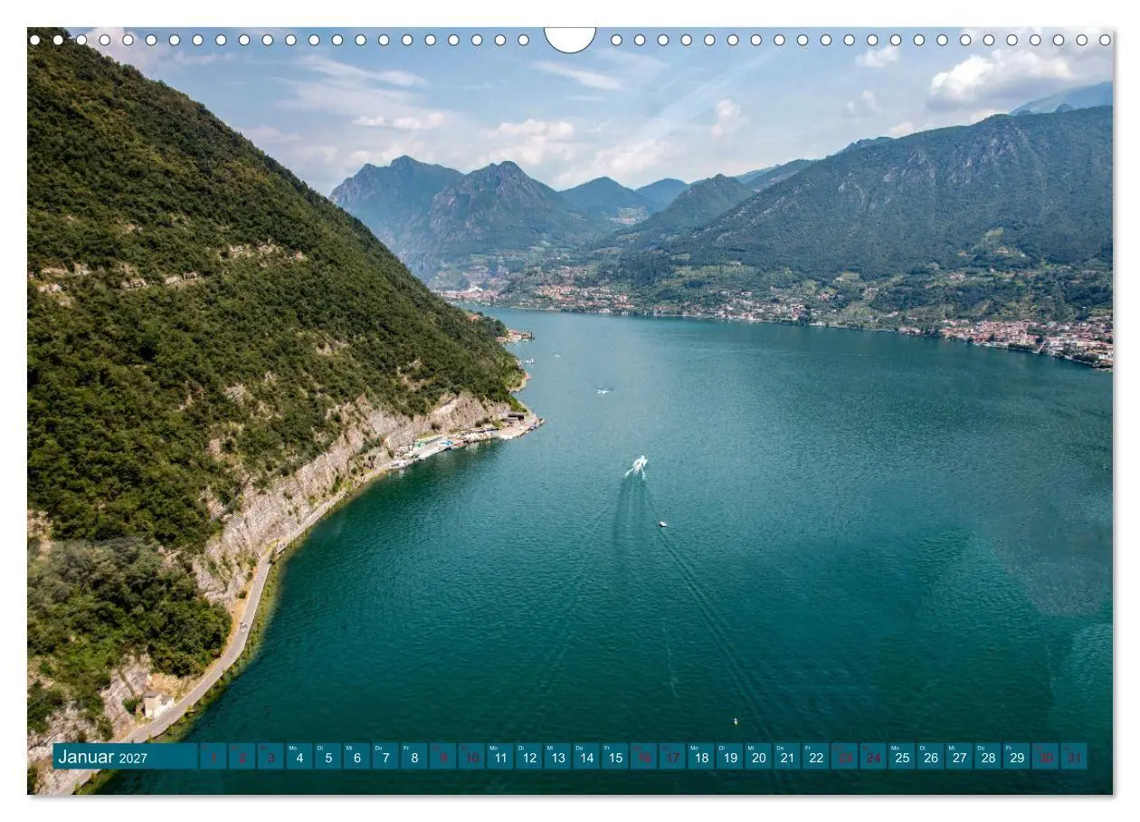 Bild: 9783569481367 | Iseo-See (Wandkalender 2027 DIN A3 quer), CALVENDO Monatskalender