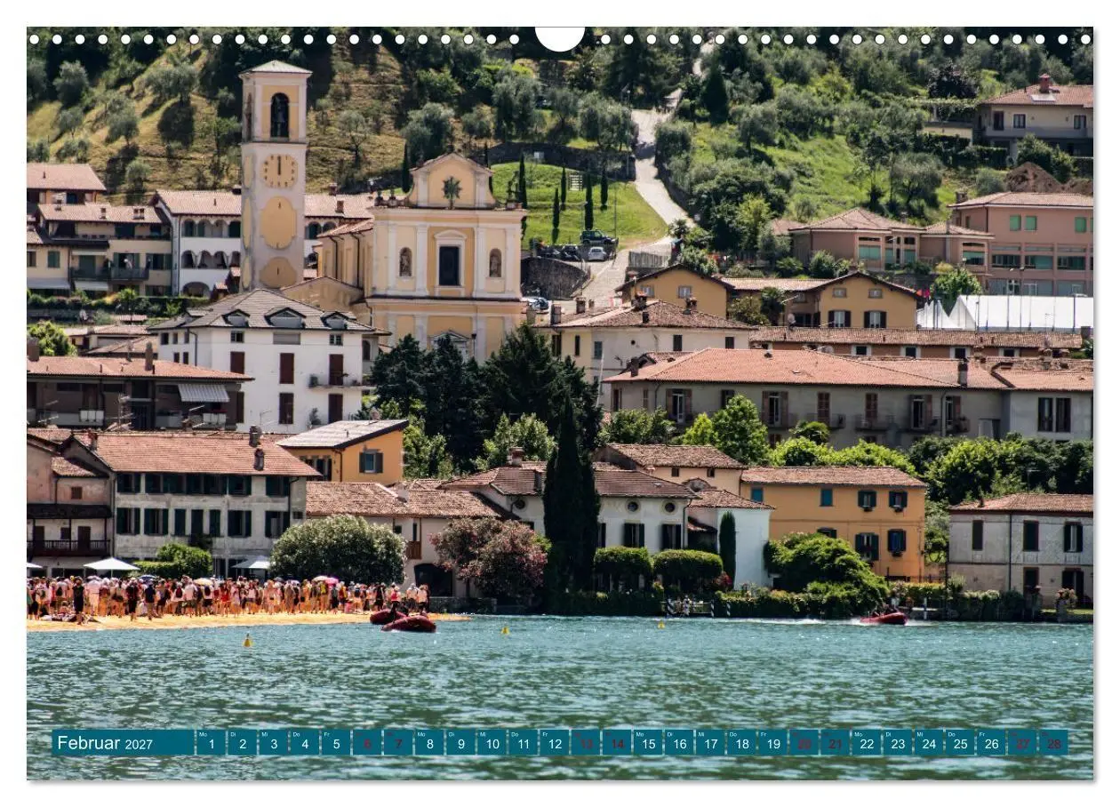 Bild: 9783569481367 | Iseo-See (Wandkalender 2027 DIN A3 quer), CALVENDO Monatskalender
