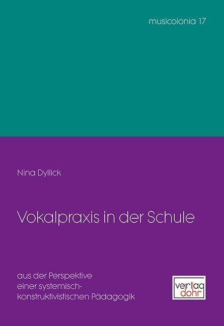 Cover: 9783868461367 | Vokalpraxis in der Schule | Nina Dyllick | Buch | Buch | Deutsch