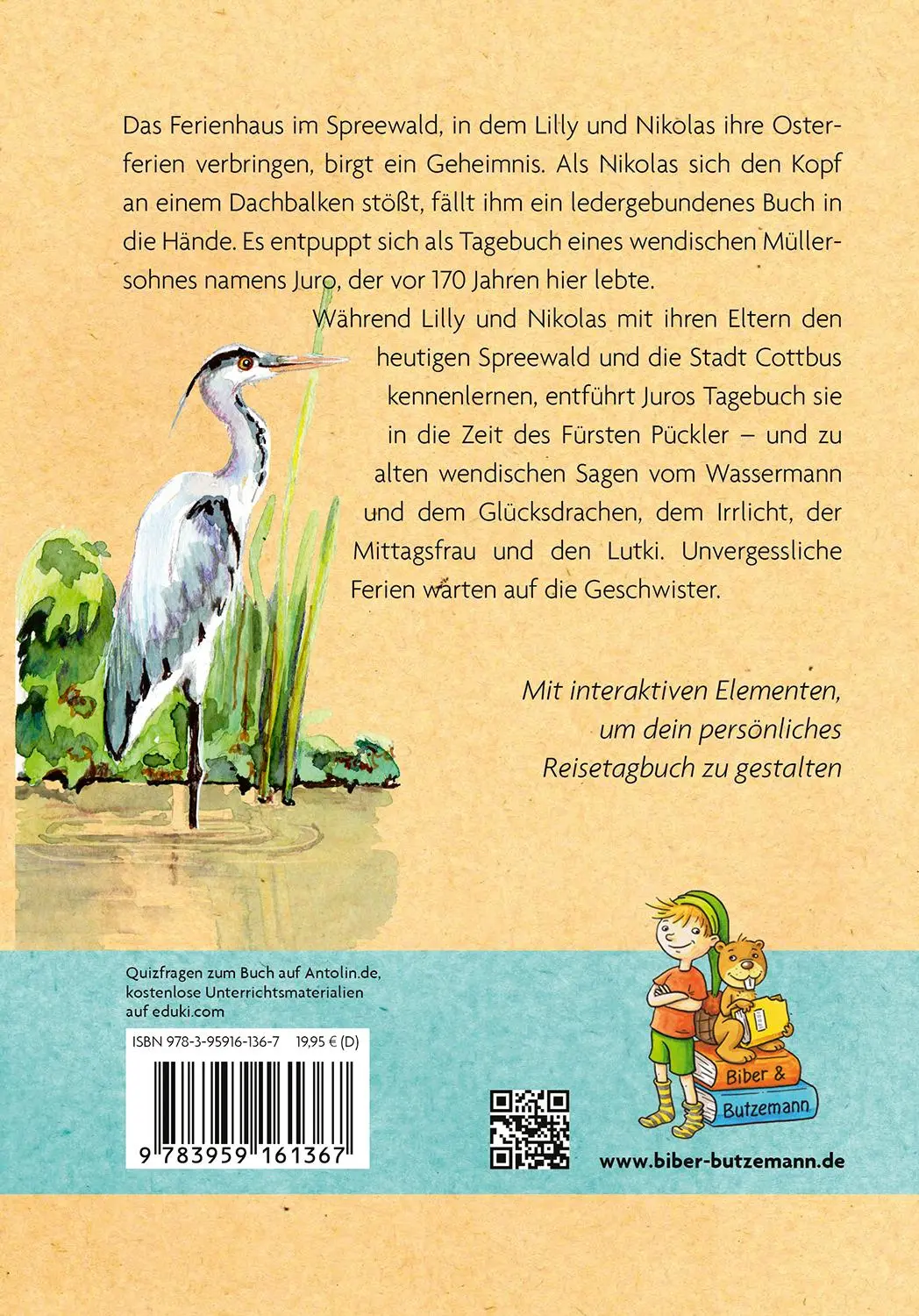 Rückseite: 9783959161367 | Abenteuer im Spreewald - Lilly, Nikolas und das geheimnisvolle...