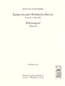 Cover: 9790202511367 | Jagdgeschwader Richthofen-Marsch / Militarsignal | Hans Felix Husadel