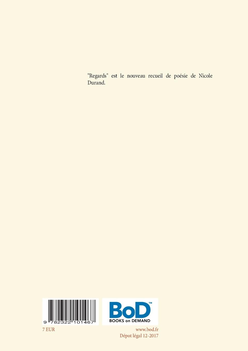 Rückseite: 9782322101467 | La Colombe de la paix | Nicole Durand | Taschenbuch | 56 S. | 2017