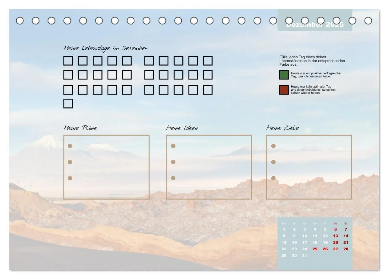 Bild: 9783435031467 | Erlebe mit mir Lebenszeit (Tischkalender 2025 DIN A5 quer),...