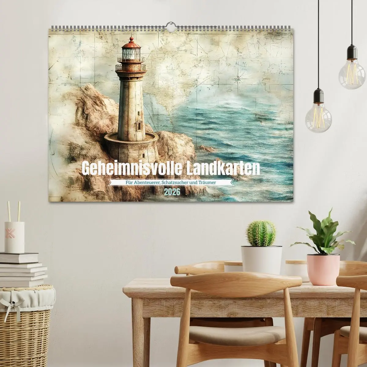 Bild: 9783457361467 | Geheimnisvolle Landkarten (Wandkalender 2026 DIN A2 quer), CALVENDO...