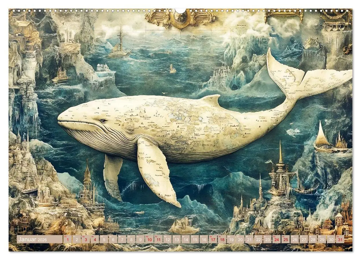 Bild: 9783457361467 | Geheimnisvolle Landkarten (Wandkalender 2026 DIN A2 quer), CALVENDO...