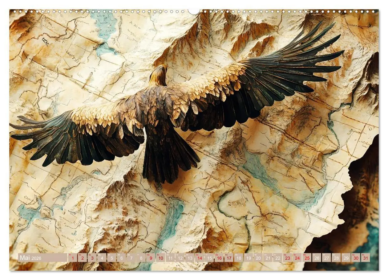 Bild: 9783457361467 | Geheimnisvolle Landkarten (Wandkalender 2026 DIN A2 quer), CALVENDO...