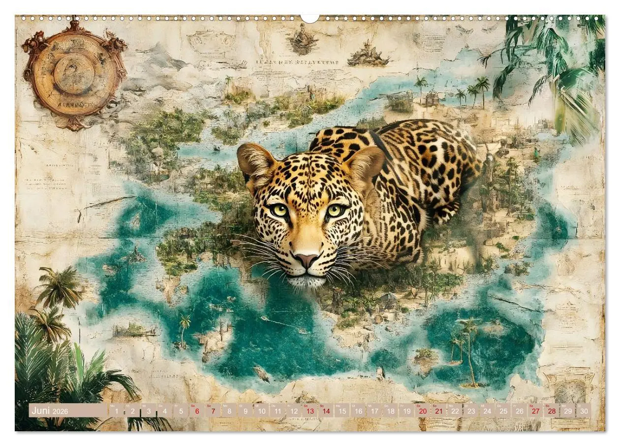 Bild: 9783457361467 | Geheimnisvolle Landkarten (Wandkalender 2026 DIN A2 quer), CALVENDO...