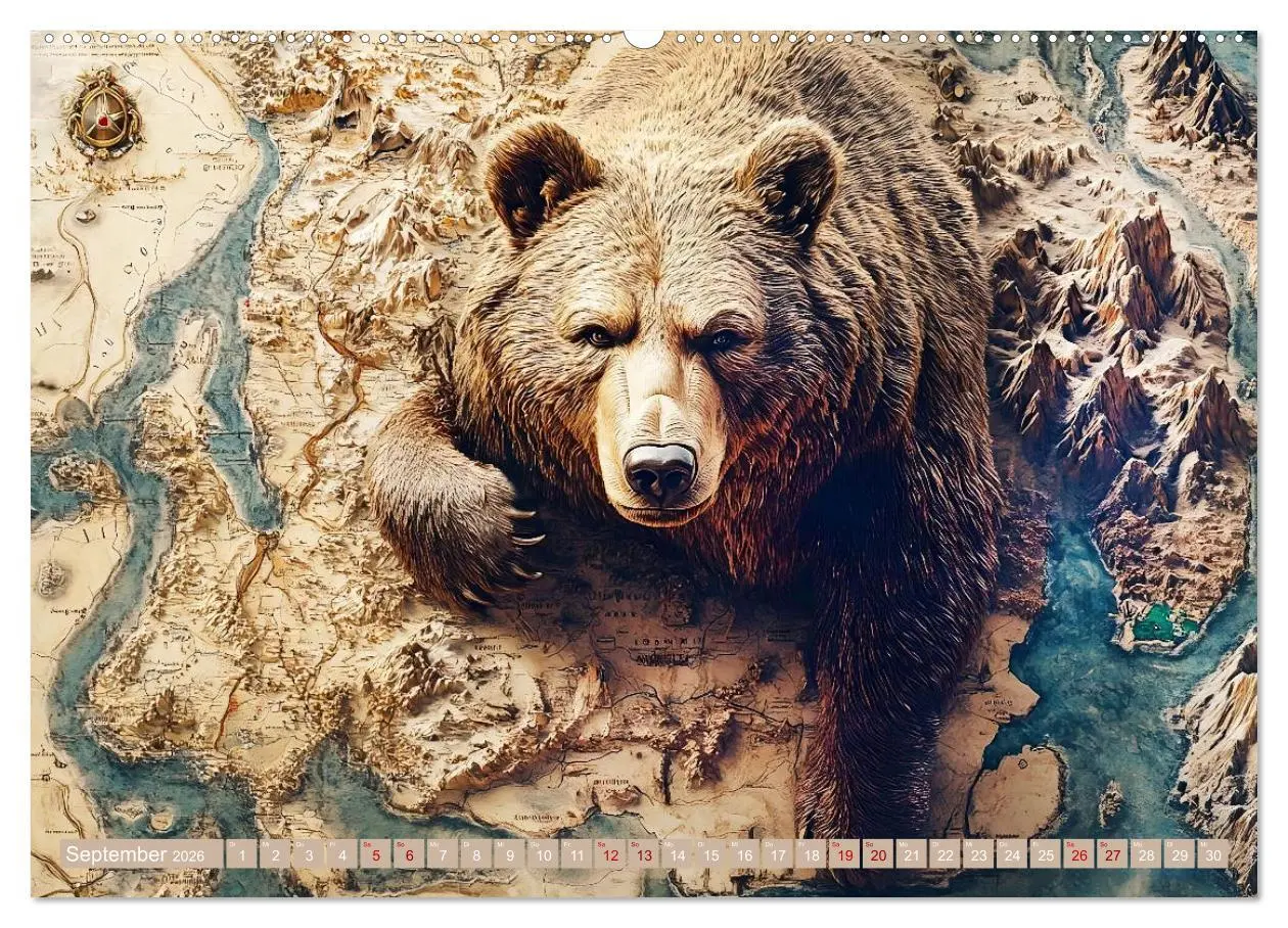 Bild: 9783457361467 | Geheimnisvolle Landkarten (Wandkalender 2026 DIN A2 quer), CALVENDO...