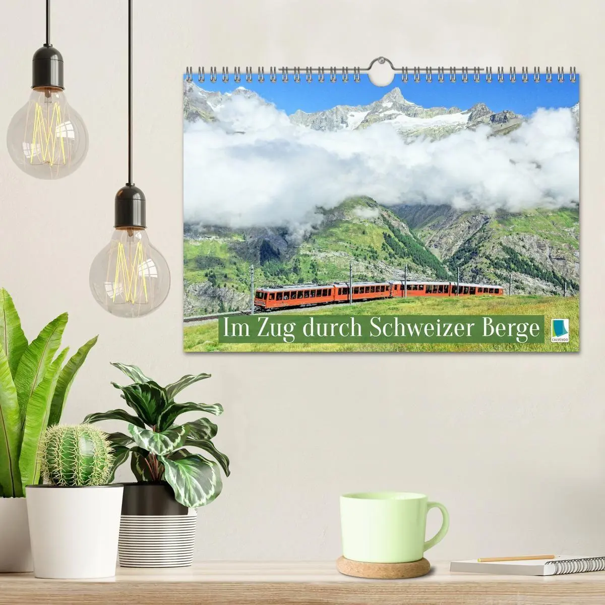 Bild: 9783516901467 | Im Zug durch Schweizer Berge (Wandkalender 2027 DIN A4 quer),...