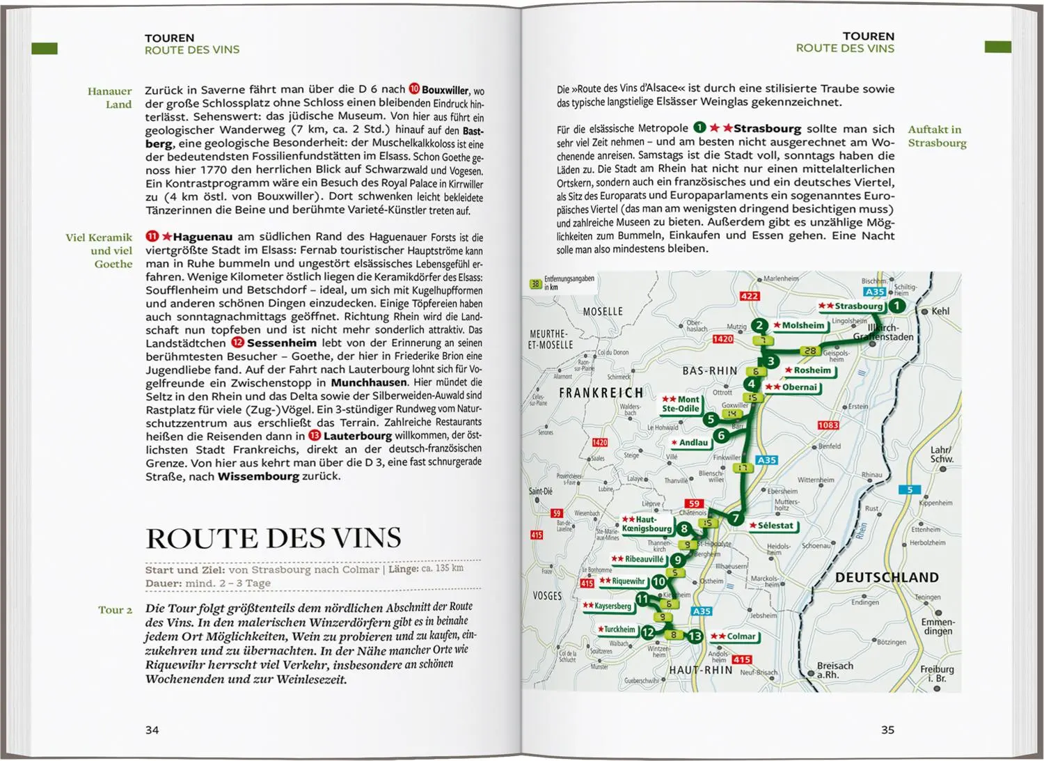 Bild: 9783575001467 | Baedeker Reiseführer Elsass, Vogesen | mit praktischer Karte EASY ZIP