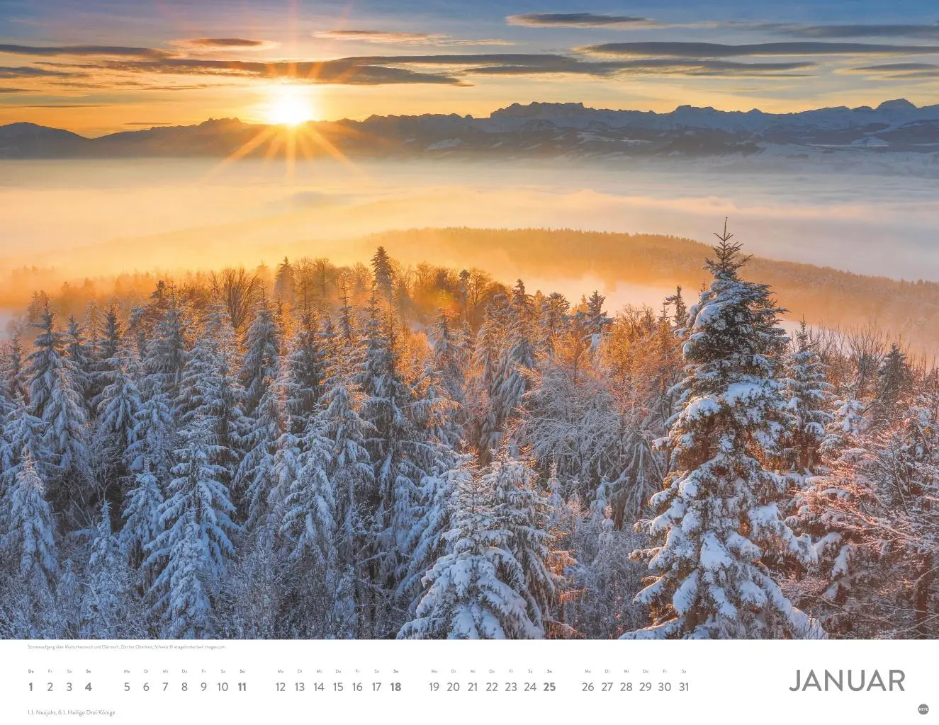 Bild: 9783756411467 | Sonnenzauber Posterkalender 2026 | Heye | Kalender | Spiralbindung