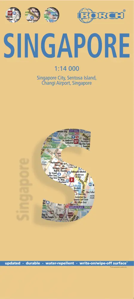 Cover: 9783866091467 | Borch Map Singapore / Singapur | (Land-)Karte | 2 S. | Deutsch | 2017