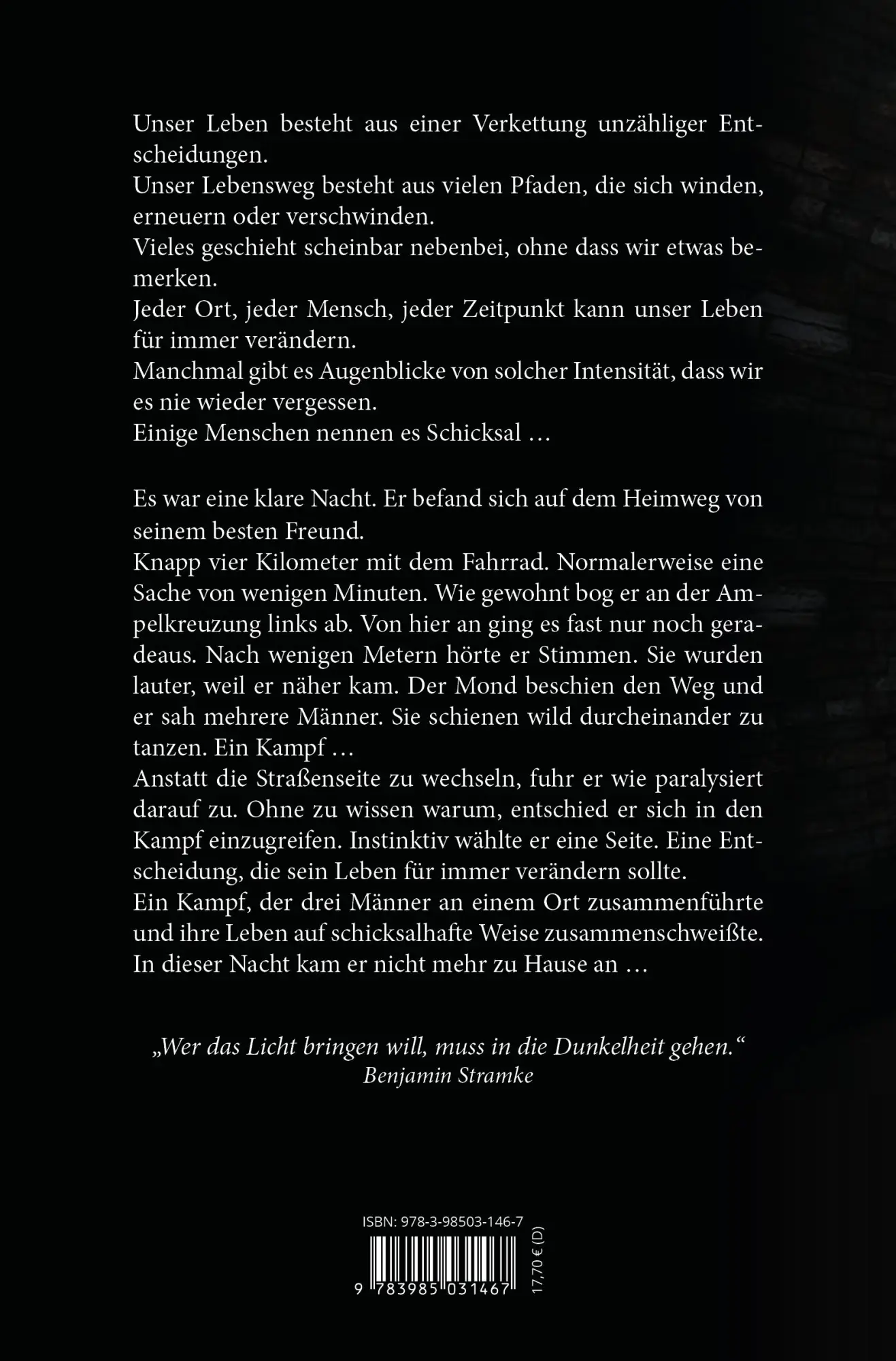 Rückseite: 9783985031467 | Dunkelheit | Schatten der Vergangenheit | Steven Winter | Taschenbuch