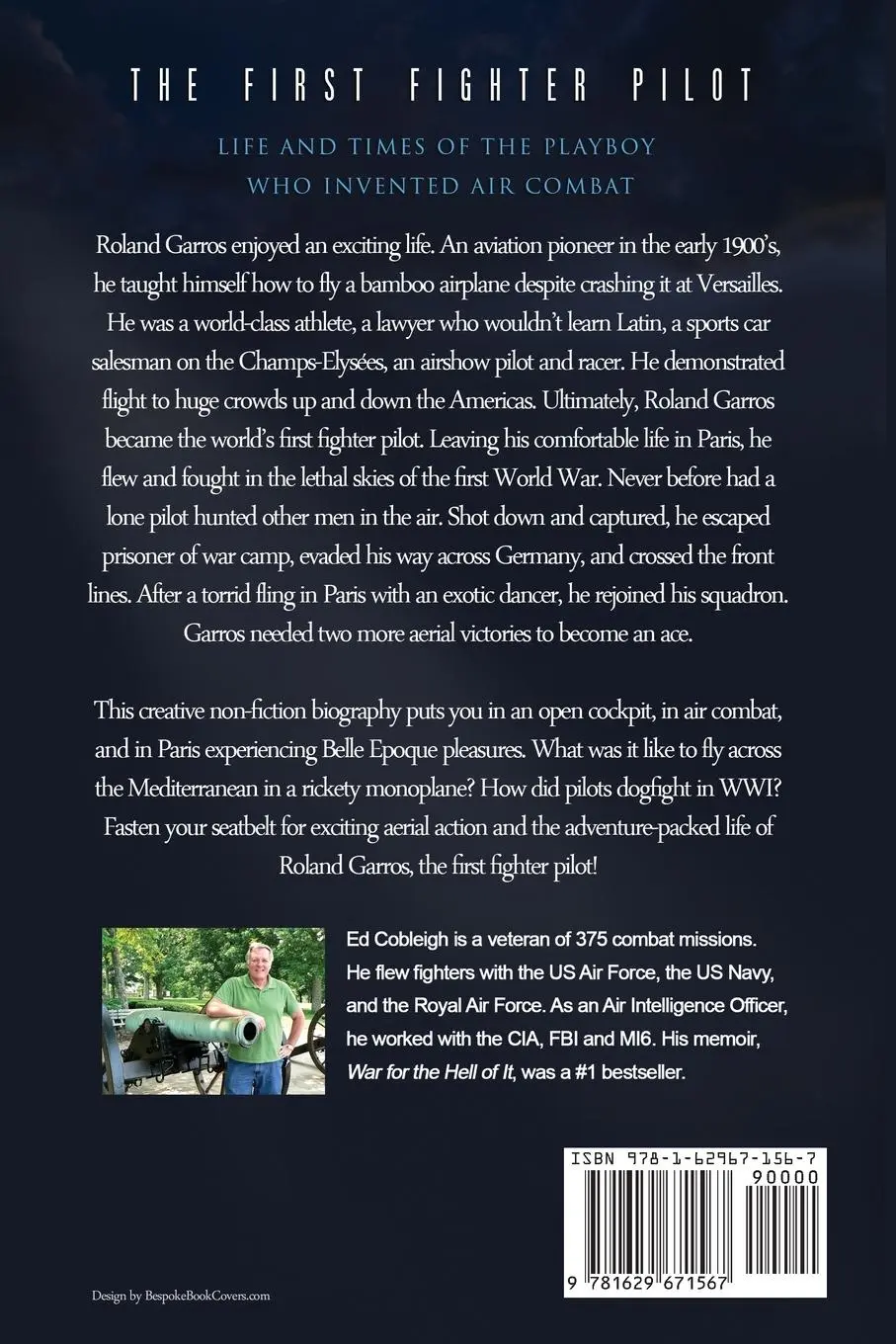 Rückseite: 9781629671567 | The First Fighter Pilot - Roland Garros | Ed Cobleigh | Taschenbuch