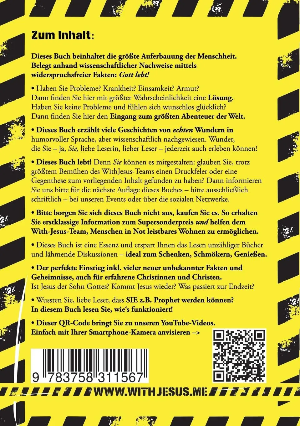 Rückseite: 9783758311567 | WithJesus und ... Gott lebt! | Withjesus Dotme | Taschenbuch | 150 S.