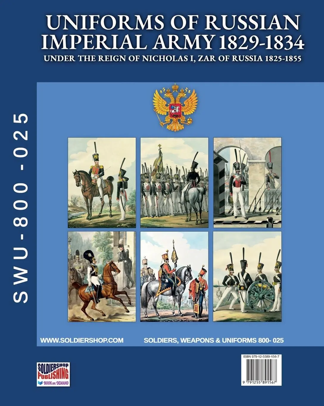 Rückseite: 9791255891567 | Uniforms of Russian Imperial army 1839-1834 | Aleksandrovich | Buch
