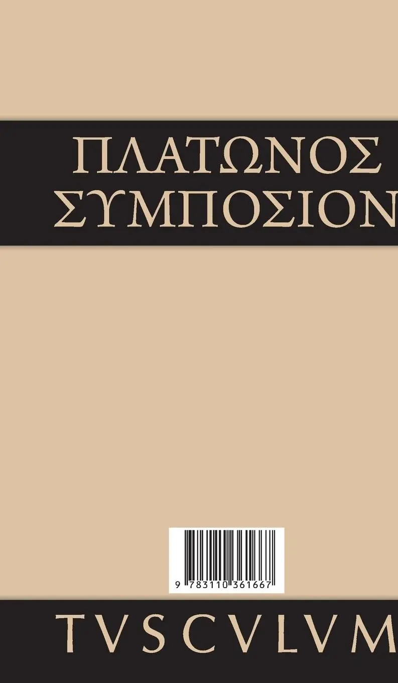 Rückseite: 9783110361667 | Symposion | Griechisch - deutsch | Platon | Buch | 174 S. | Deutsch