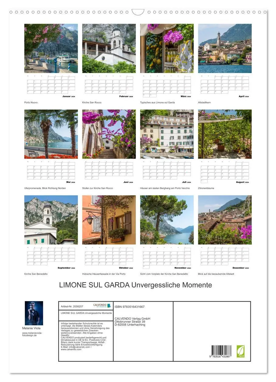 Bild: 9783516431667 | LIMONE SUL GARDA Unvergessliche Momente (Wandkalender 2026 DIN A2...