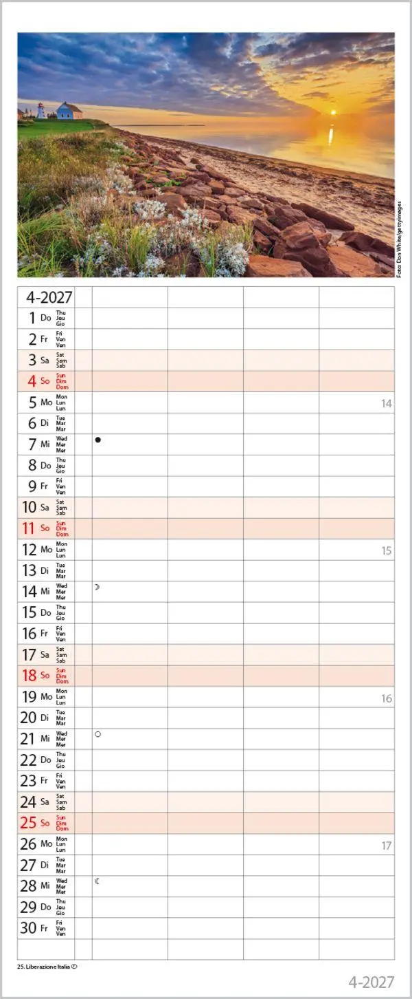 Bild: 9783819301667 | Familienplaner Maritim 2027 | Verlag Korsch | Kalender | Spiralbindung