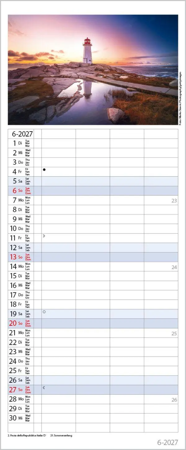 Bild: 9783819301667 | Familienplaner Maritim 2027 | Verlag Korsch | Kalender | Spiralbindung