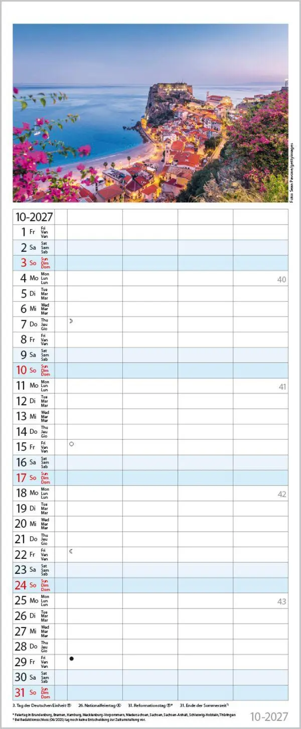 Bild: 9783819301667 | Familienplaner Maritim 2027 | Verlag Korsch | Kalender | Spiralbindung
