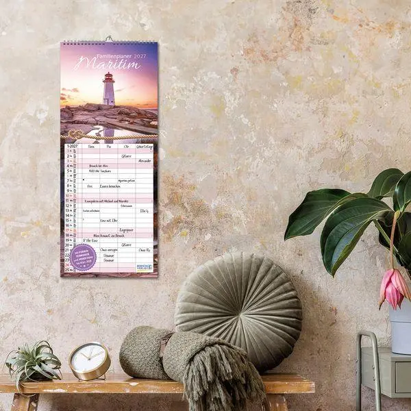 Bild: 9783819301667 | Familienplaner Maritim 2027 | Verlag Korsch | Kalender | Spiralbindung