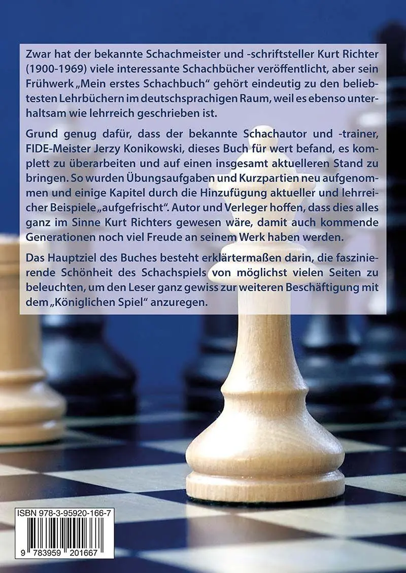 Rückseite: 9783959201667 | Mein erstes Schachbuch | Ein Ratgeber für (fortgeschrittene) Anfänger