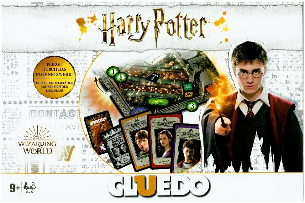 Cover: 4035576011767 | Cluedo, Harry Potter NEW WHITE Edition (Spiel) | neues Design | Spiel