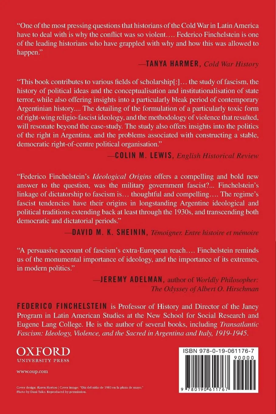 Rückseite: 9780190611767 | The Ideological Origins of the Dirty War | Federico Finchelstein