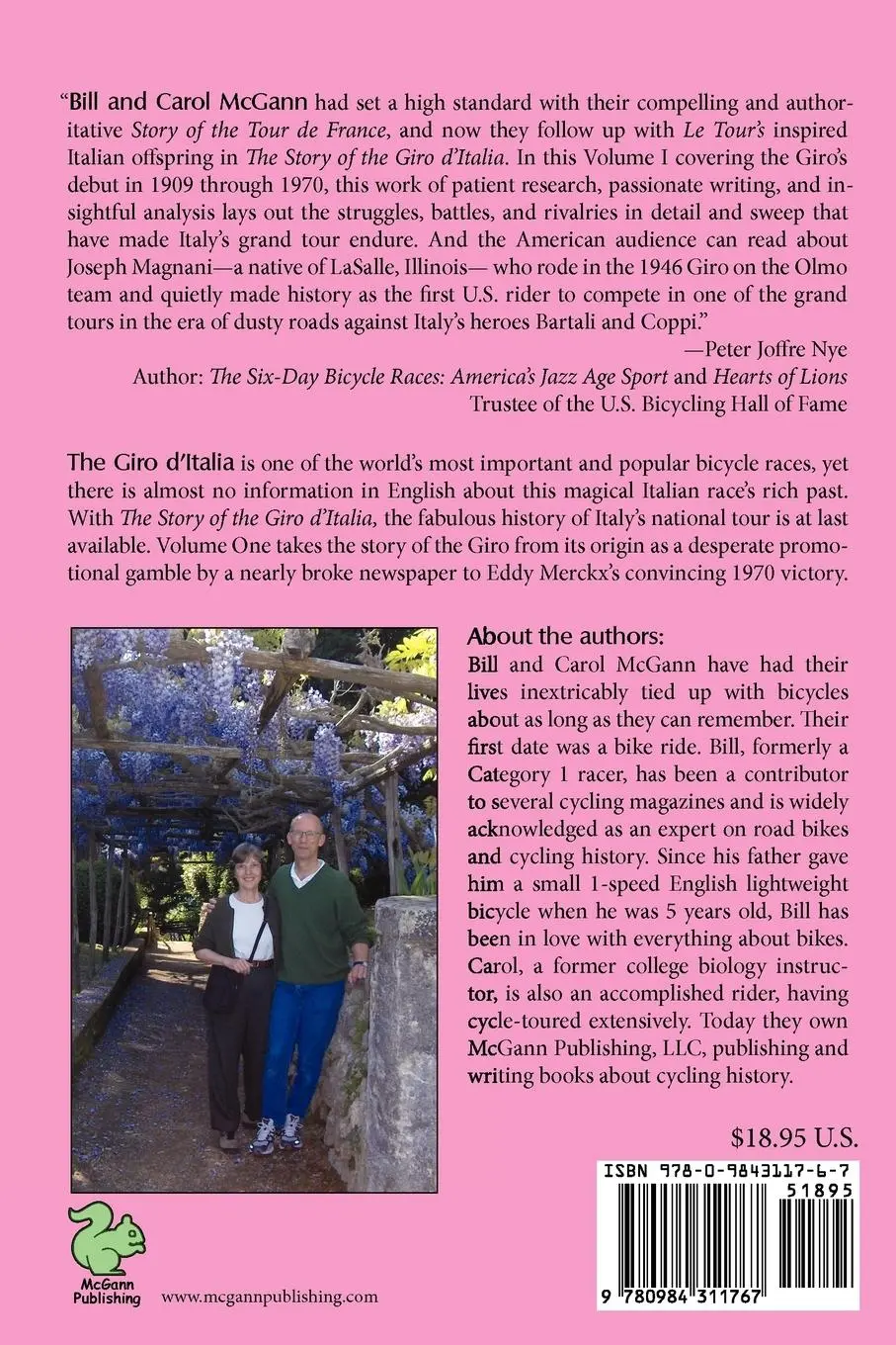 Rückseite: 9780984311767 | The Story of the Giro d'Italia | Bill McGann (u. a.) | Taschenbuch