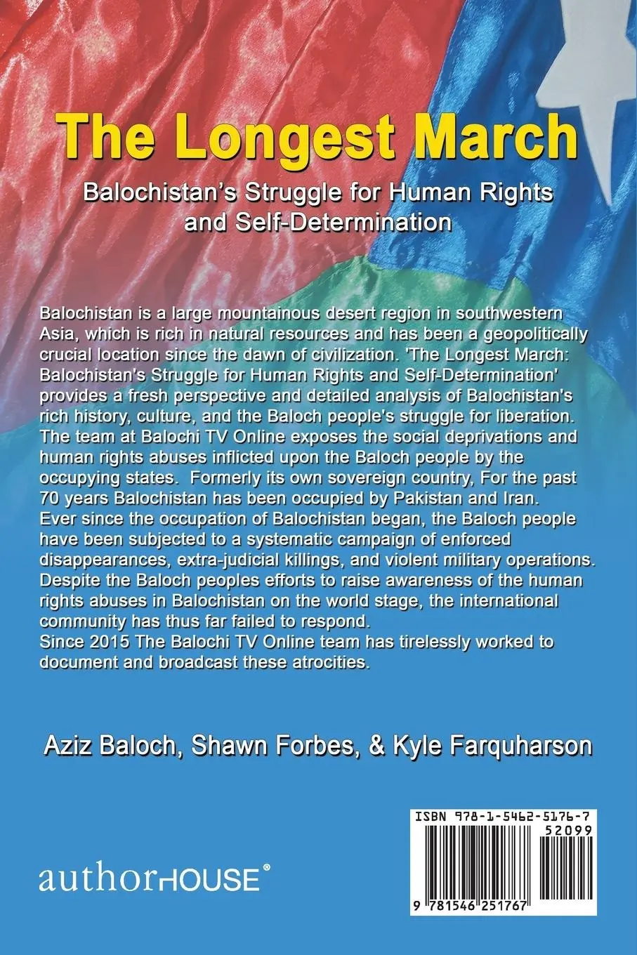 Rückseite: 9781546251767 | The Longest March | Forbes &amp; Farquharson Aziz Sha Baloch | Taschenbuch