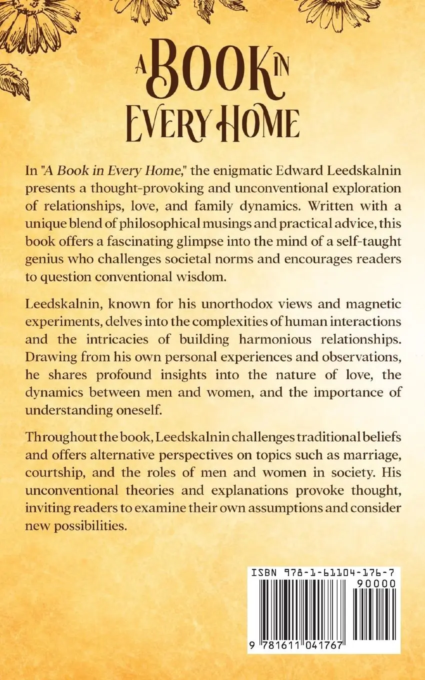 Rückseite: 9781611041767 | A Book in Every Home | Edward Leedskalnin | Taschenbuch | Englisch