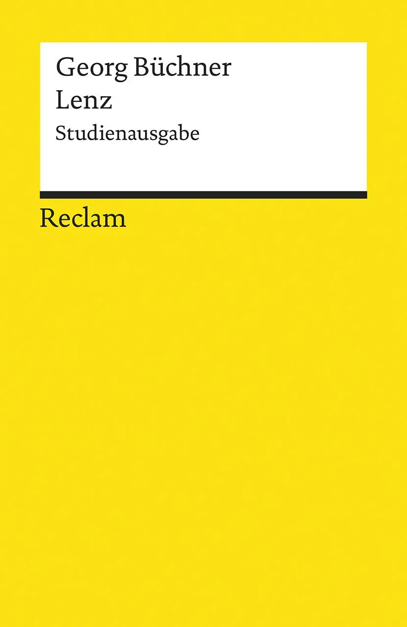 Cover: 9783150191767 | Lenz | Studienausgabe | Georg Büchner | Taschenbuch | 120 S. | Deutsch