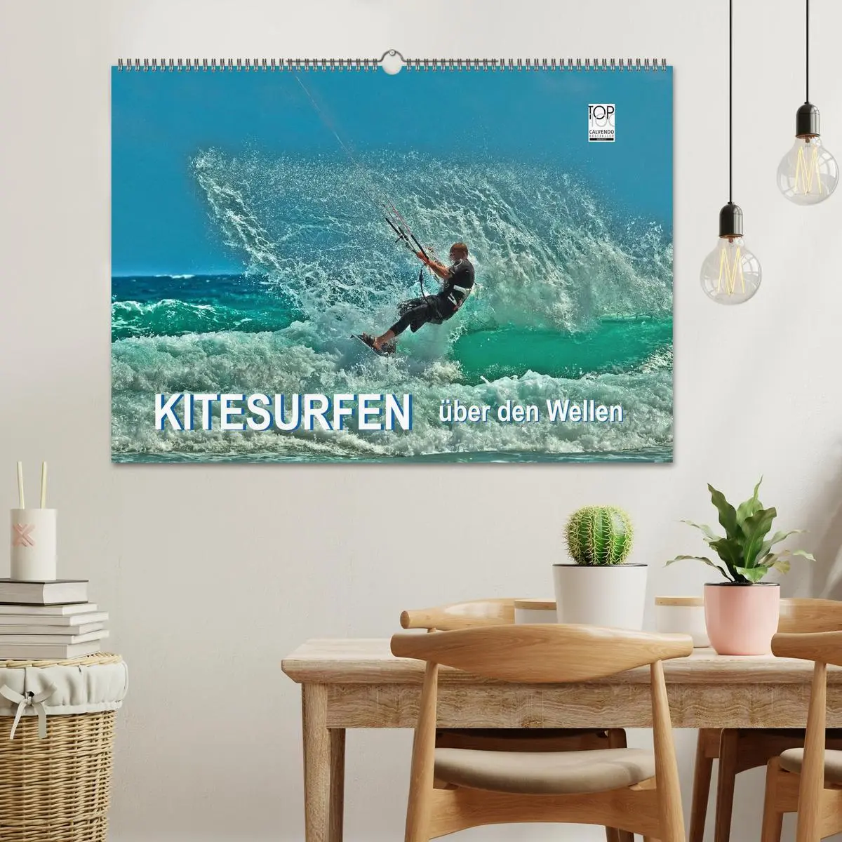 Bild: 9783516041767 | Kitesurfen - über den Wellen (Wandkalender 2026 DIN A2 quer),...