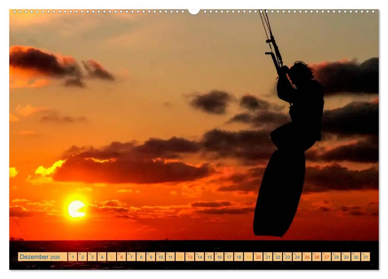 Bild: 9783516041767 | Kitesurfen - über den Wellen (Wandkalender 2026 DIN A2 quer),...